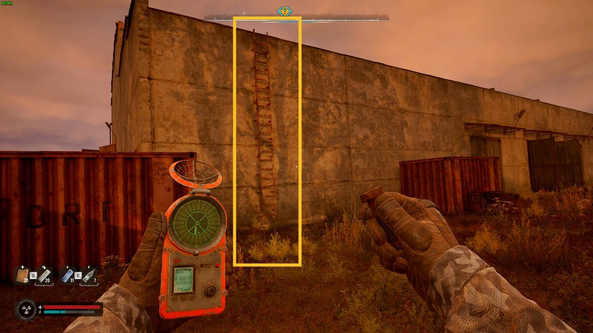 Stalker 2 Repair Quay stash: Repair Quay on map.