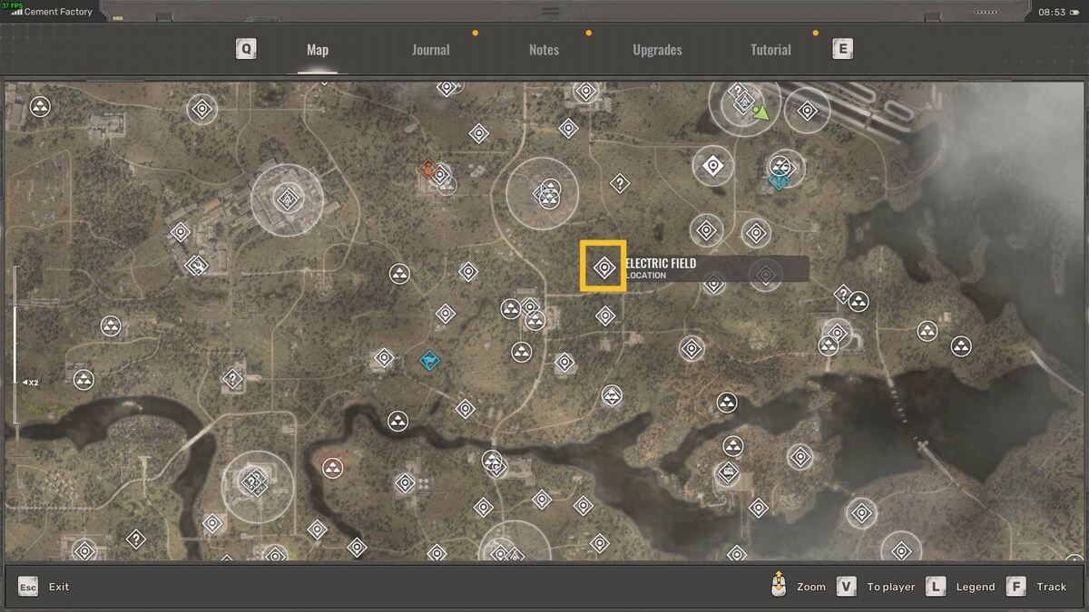 Stalker 2 Thunderberry: electro anomaly location.