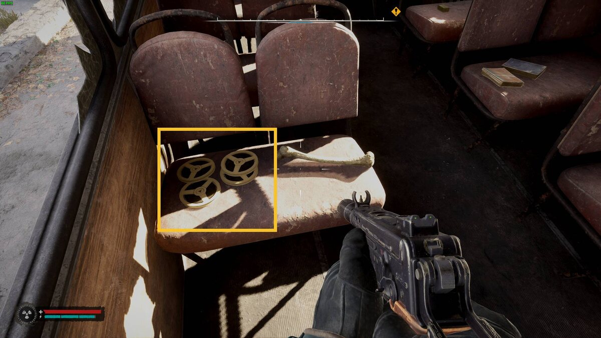 How to open the Wild Island Tucked-Away Stash in Stalker 2How to open the Wild Island Tucked-Away Stash in Stalker 2: Stalker exploring an abandoned bus.