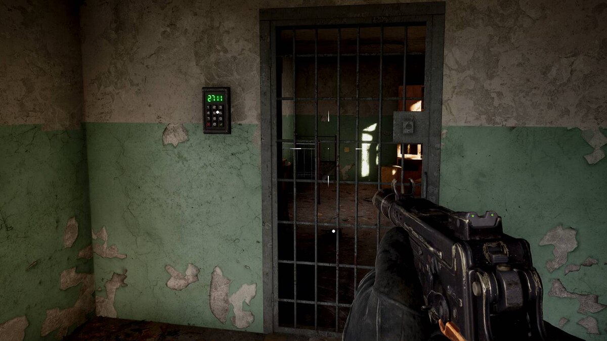 How to open the Wild Island Tucked-Away Stash in Stalker 2How to open the Wild Island Tucked-Away Stash in Stalker 2: Stalker near a keypad and locked gate.