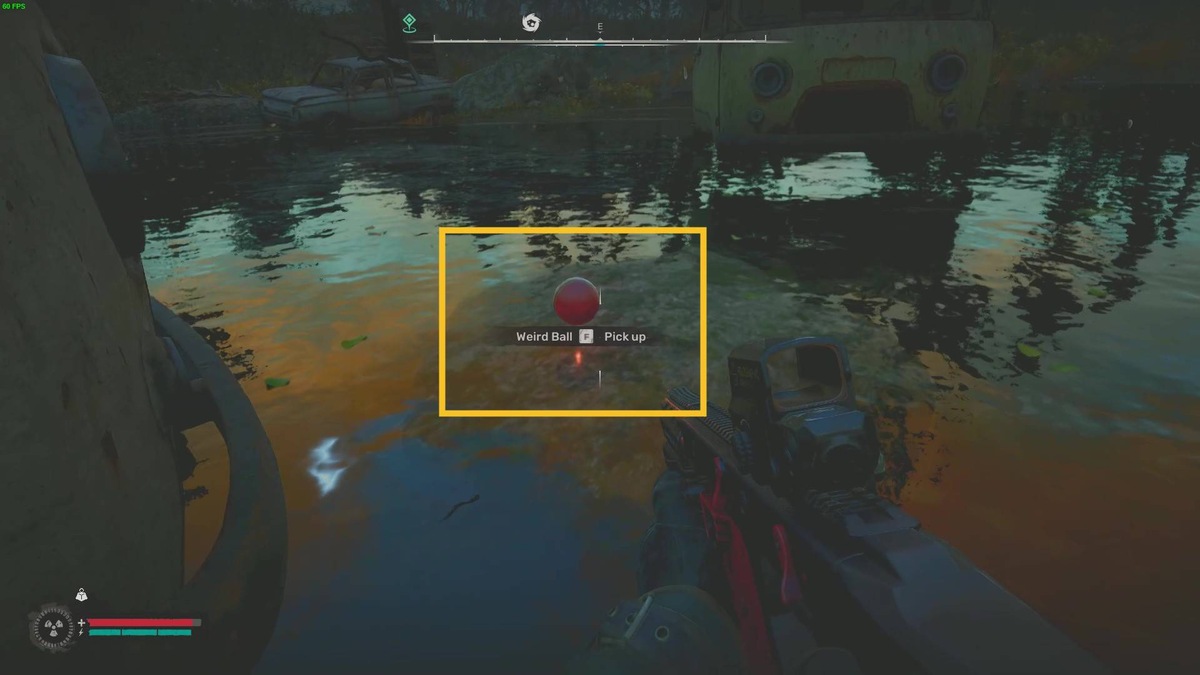 Stalker 2 Weird Ball: Bulba anomaly.
