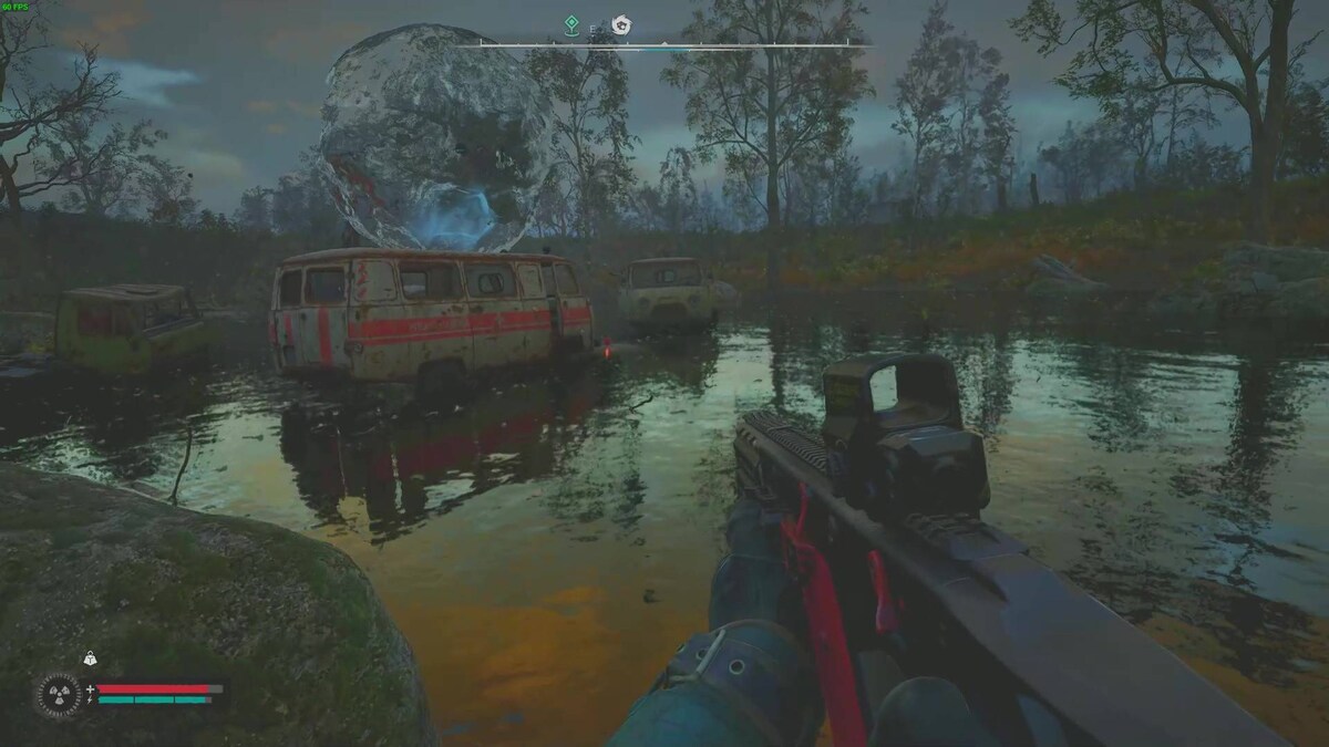 Stalker 2 Weird Ball: Bulba anomaly.