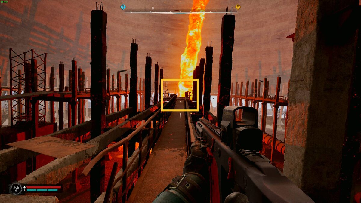 Stalker 2 Weird Nut: Fire Whirl anomalous area.