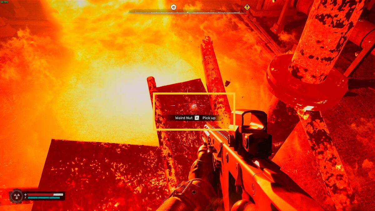 Stalker 2 Weird Nut: Fire Whirl anomalous area.