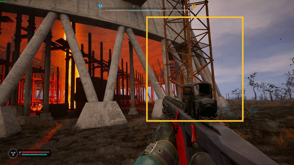 Stalker 2 Weird Nut: Fire Whirl anomalous area.
