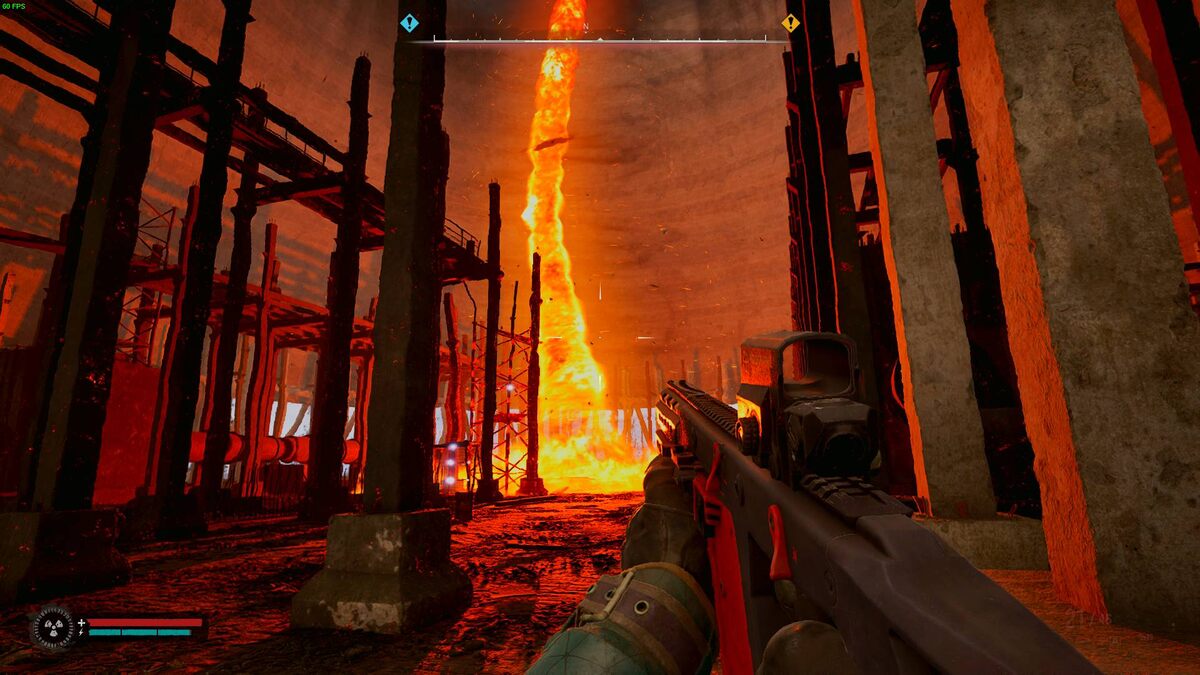 Stalker 2 Weird Nut: Fire Whirl anomalous area.