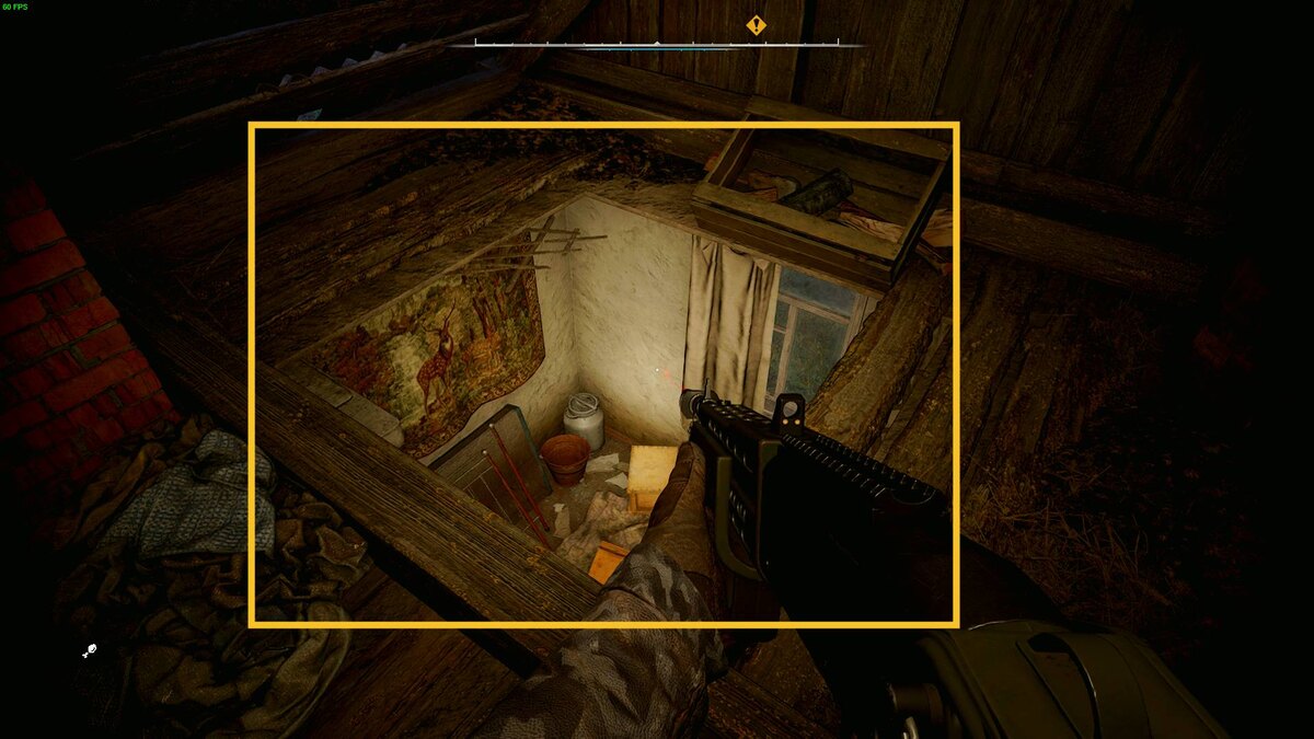 Stalker 2 Weird Pot: Mist anomalous area house.