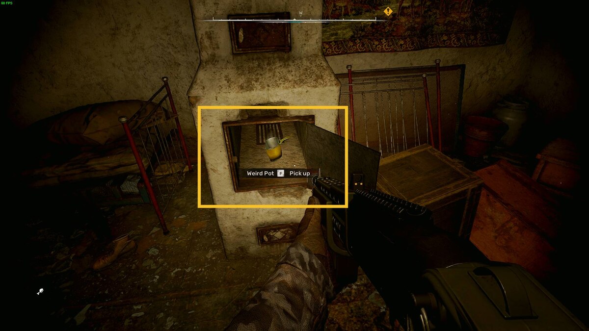 Stalker 2 Weird Pot: Mist anomalous area house.