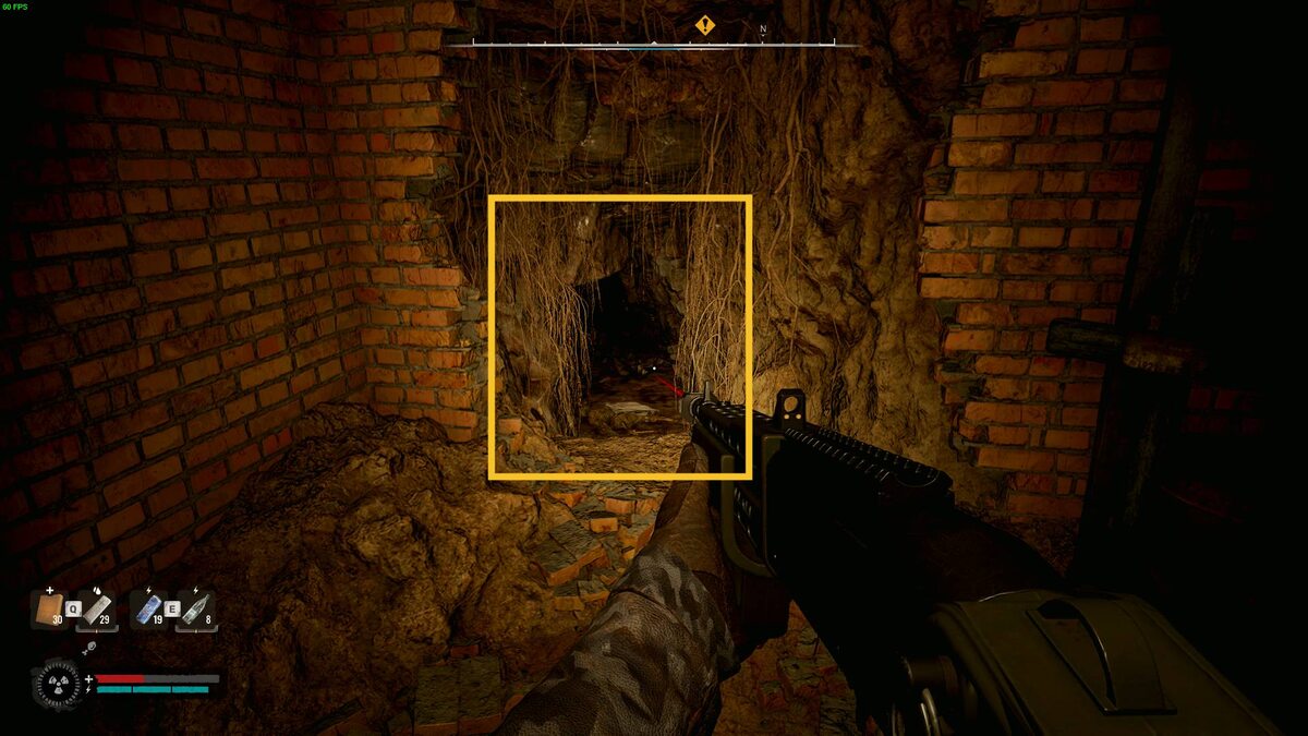 Stalker 2 Weird Pot: Mist anomalous area house.