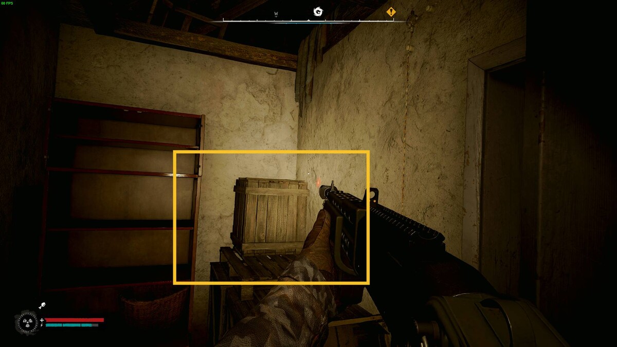 Stalker 2 Weird Pot: Mist anomalous area house.
