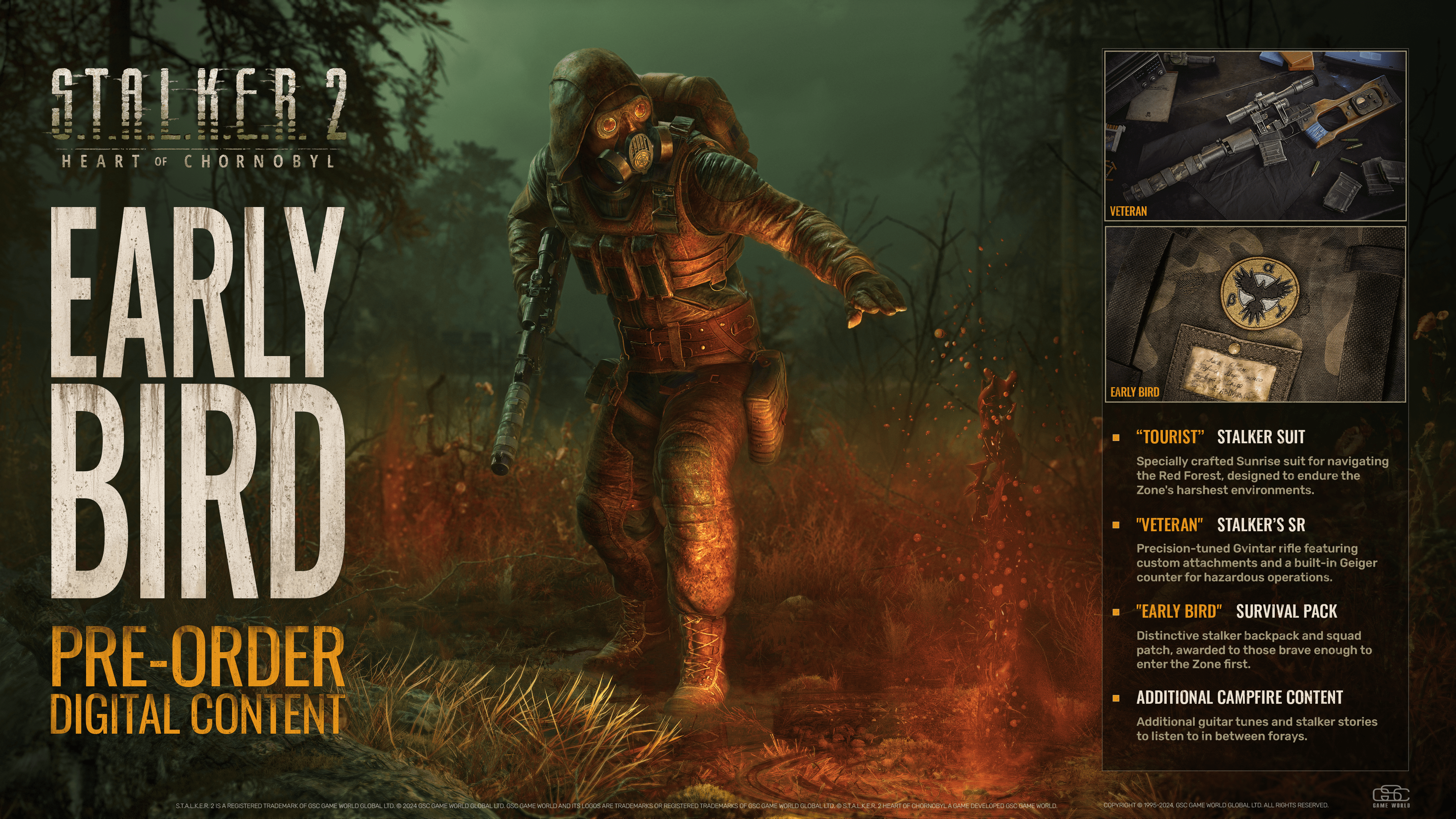 Stalker 2 pre-order bonus guide: Stalker in pre-order suit.