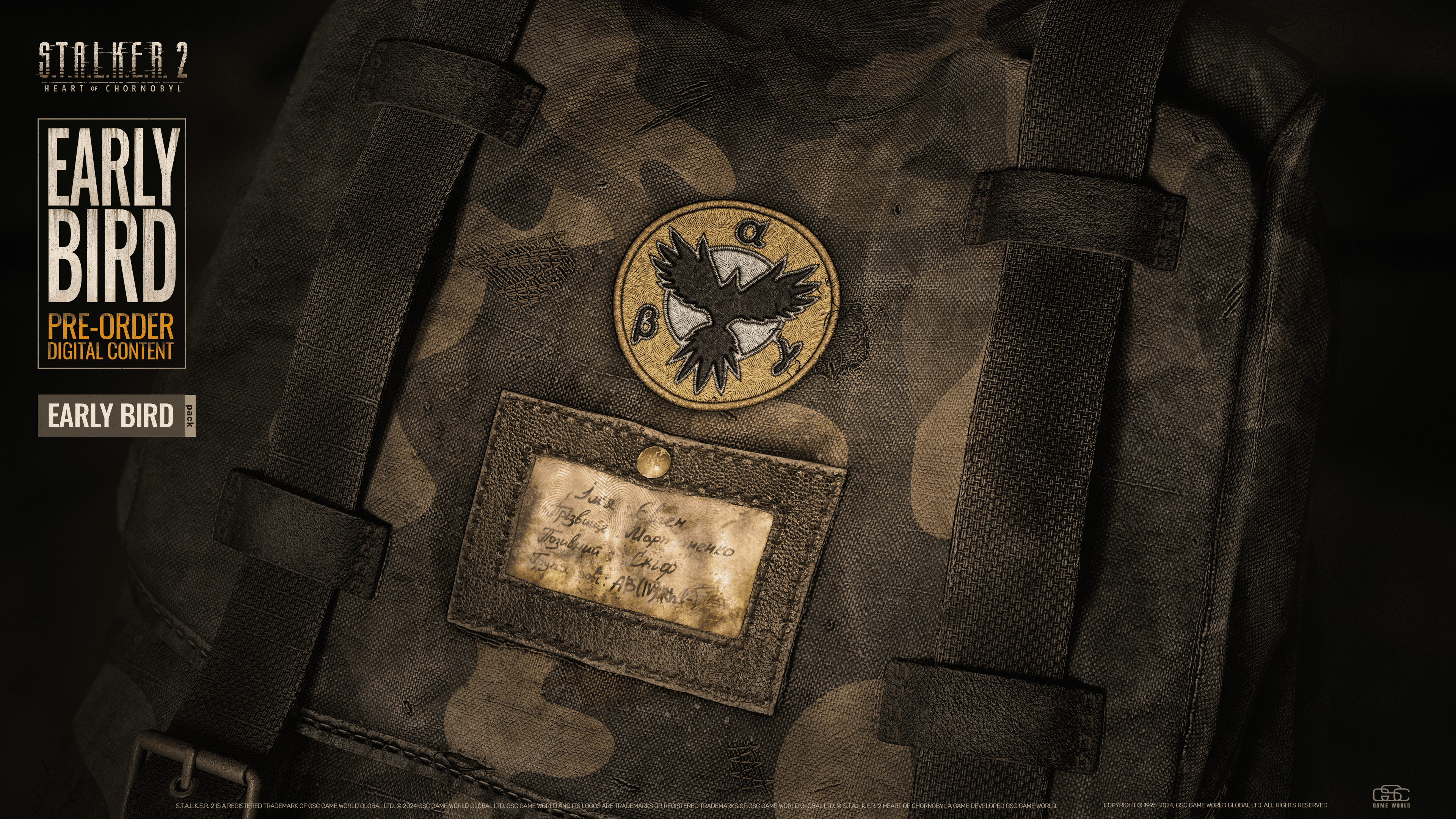 Stalker 2 pre-order bonus guide: pre-order patch.