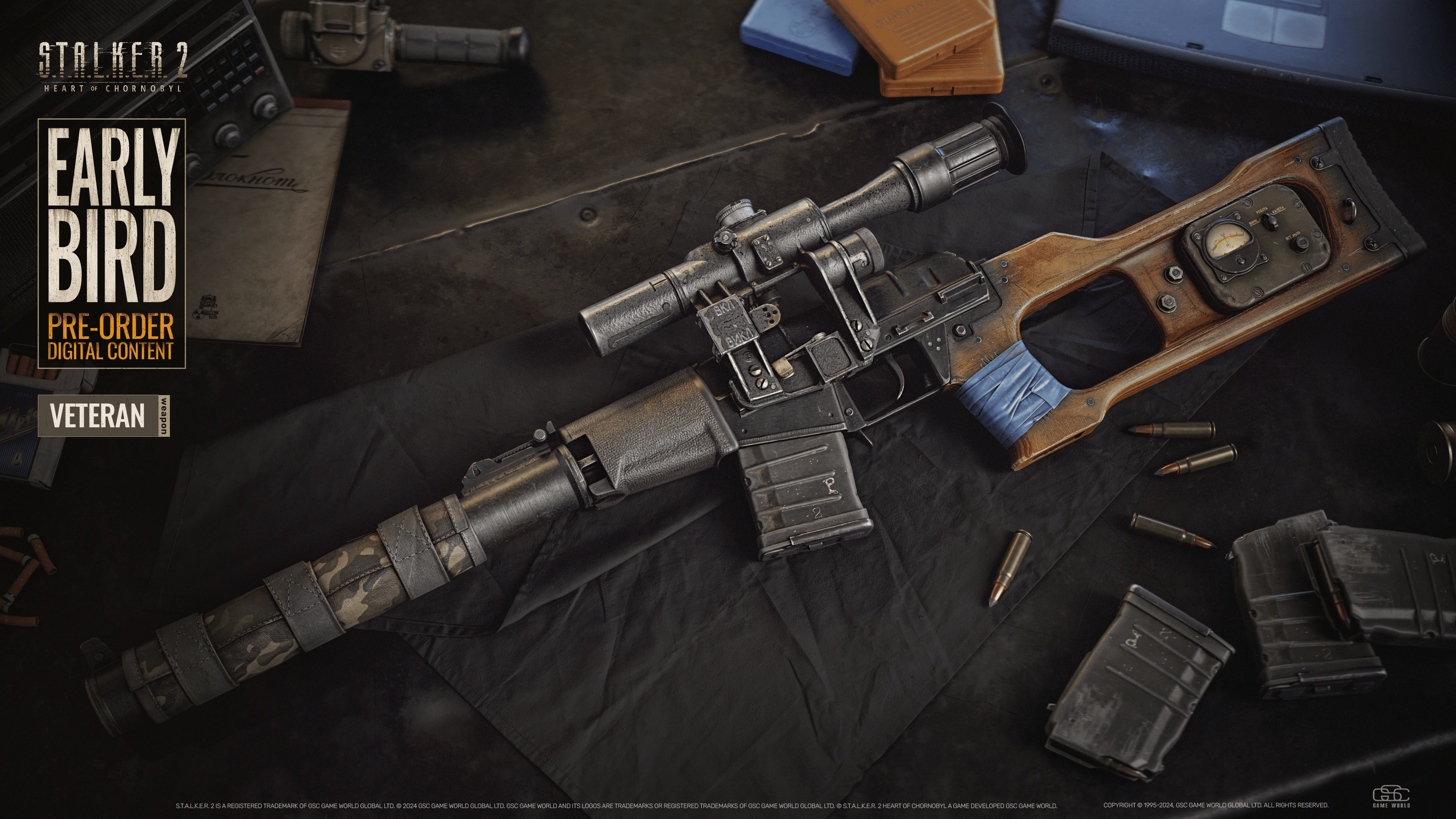 Stalker 2 pre-order bonus guide: pre-order rifle.