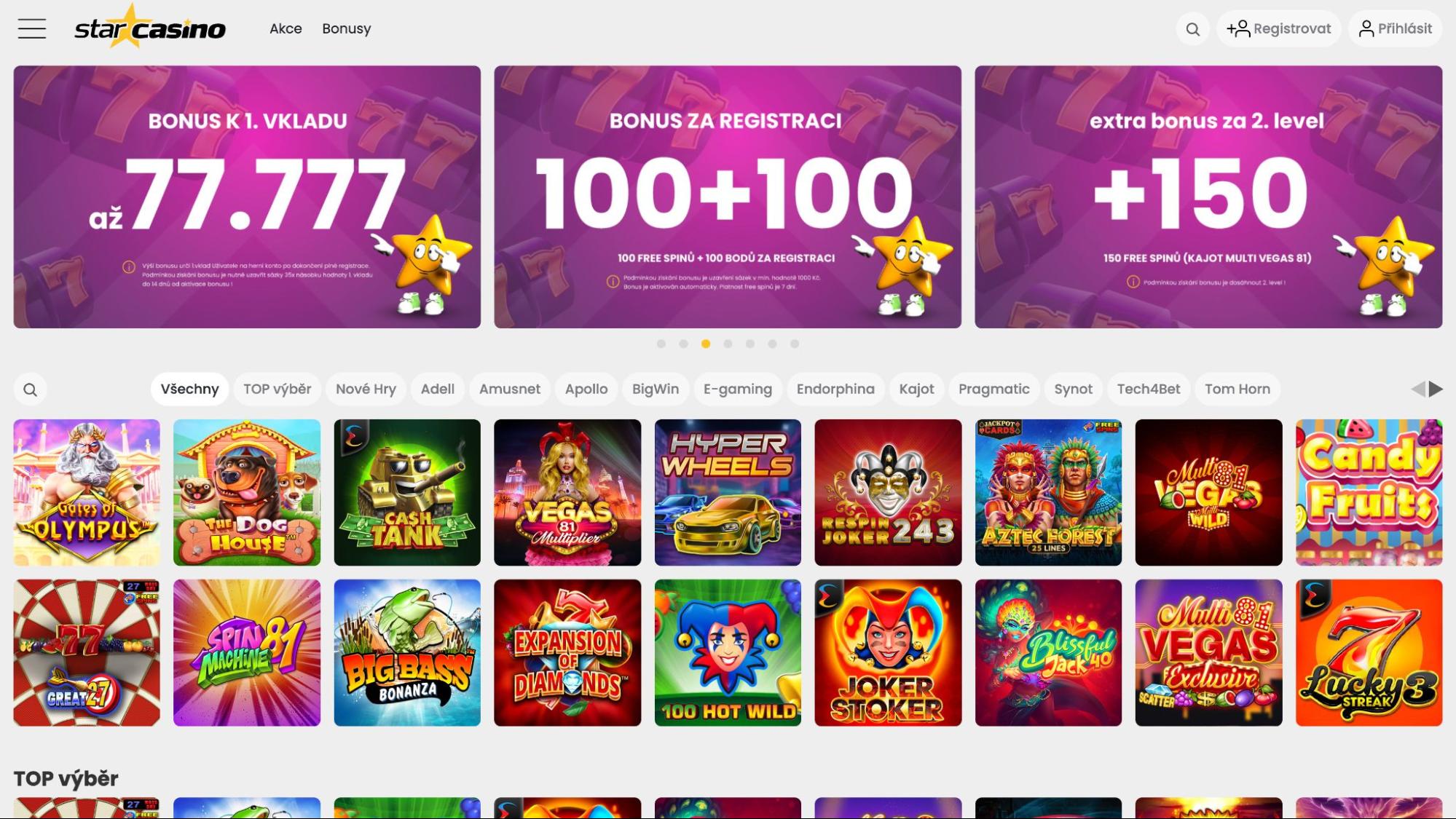 star casino Nejlepší online casino