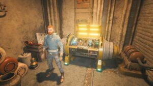 Star Wars Jedi Survivor Mysterious Keycode: Cal stood next to the Stim Canister you get as a reward for opening the door.