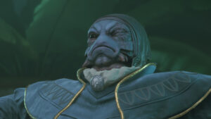 Star Wars Outlaws Gorak's Ring: Pyke leader Gorak.