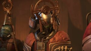 Star Wars Outlaws Syndicates: The Queen of the Ashiga Clan in Star Wars Outlaws.