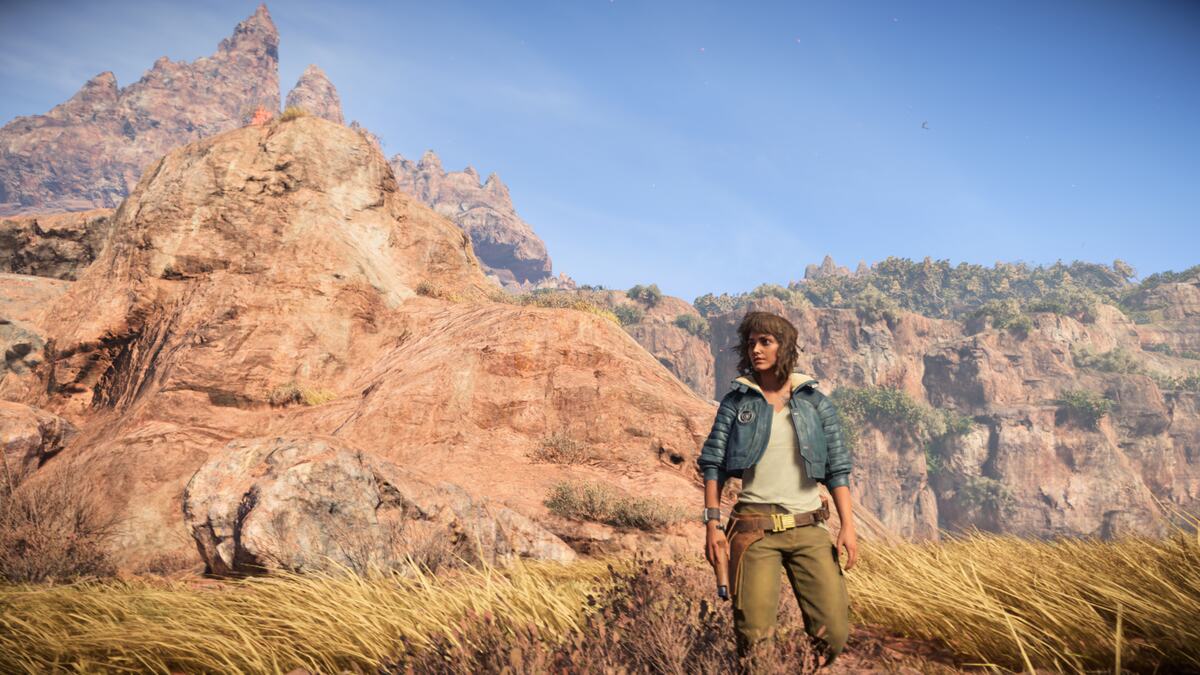 Star Wars Outlaws Tosharan Treasure: Kay exploring Toshara.