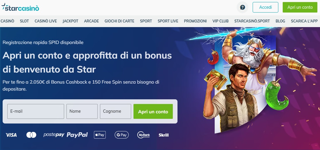 Un casino prelievo immediato come Starcasino offre ai giocatori numerosi metodi per depositi e prelievi