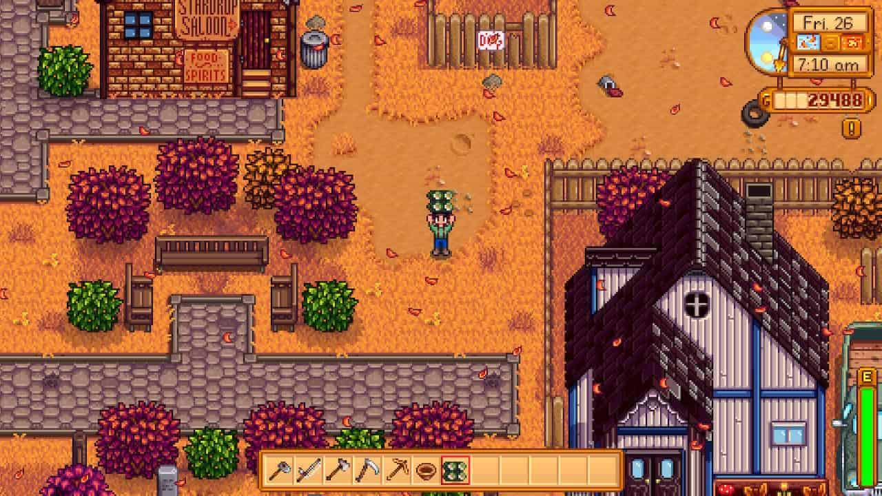Player fishing for Stardew Valley Tiger Trout