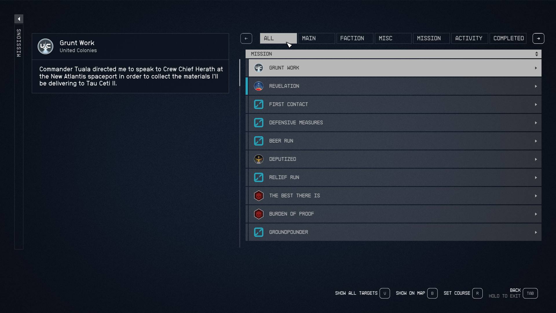 All Starfield missions and quests list – main, side, faction, and companion