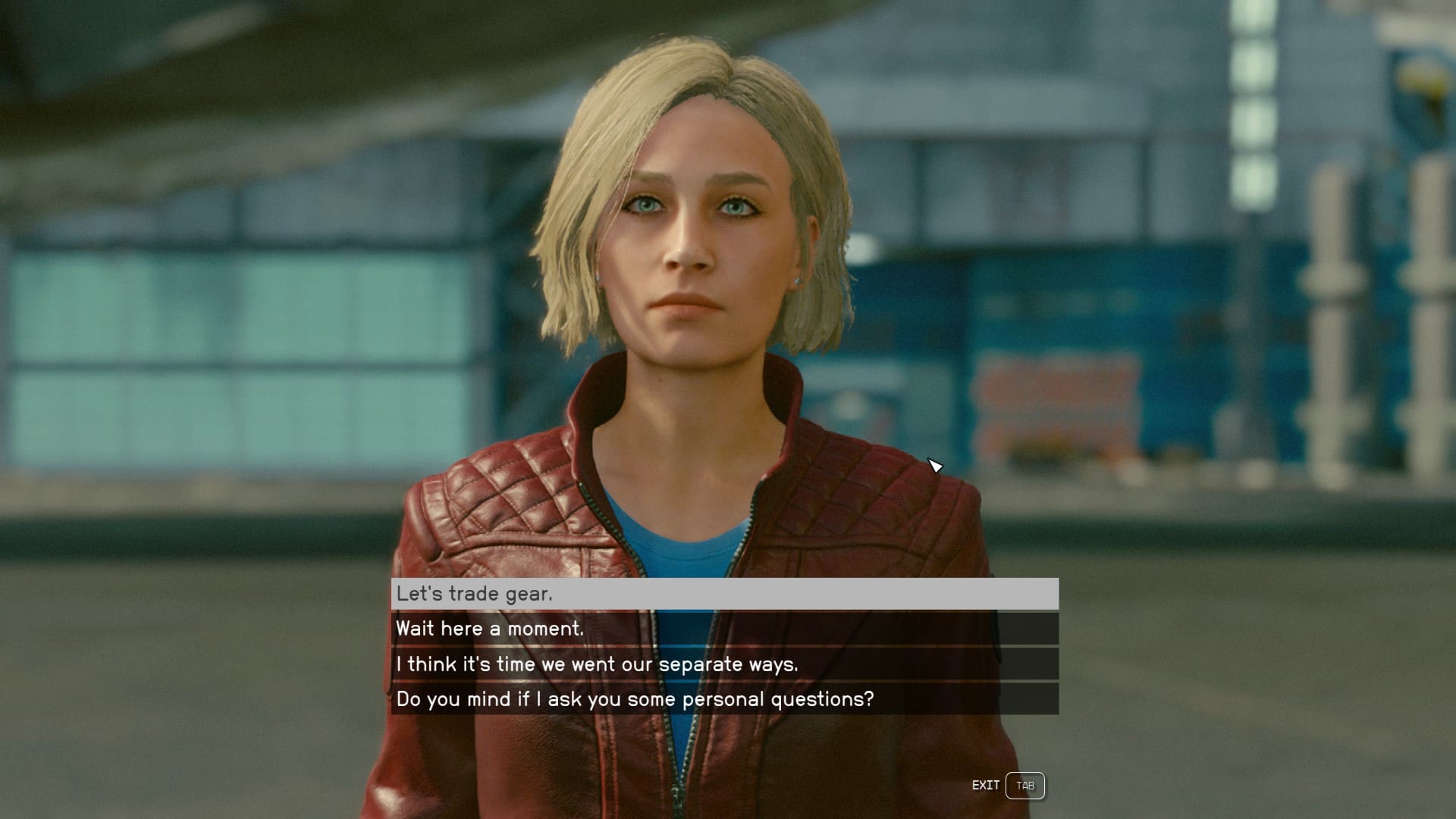 Starfield how to romance Sarah Morgan: The player talking to Sarah at the New Atlantis spaceport.