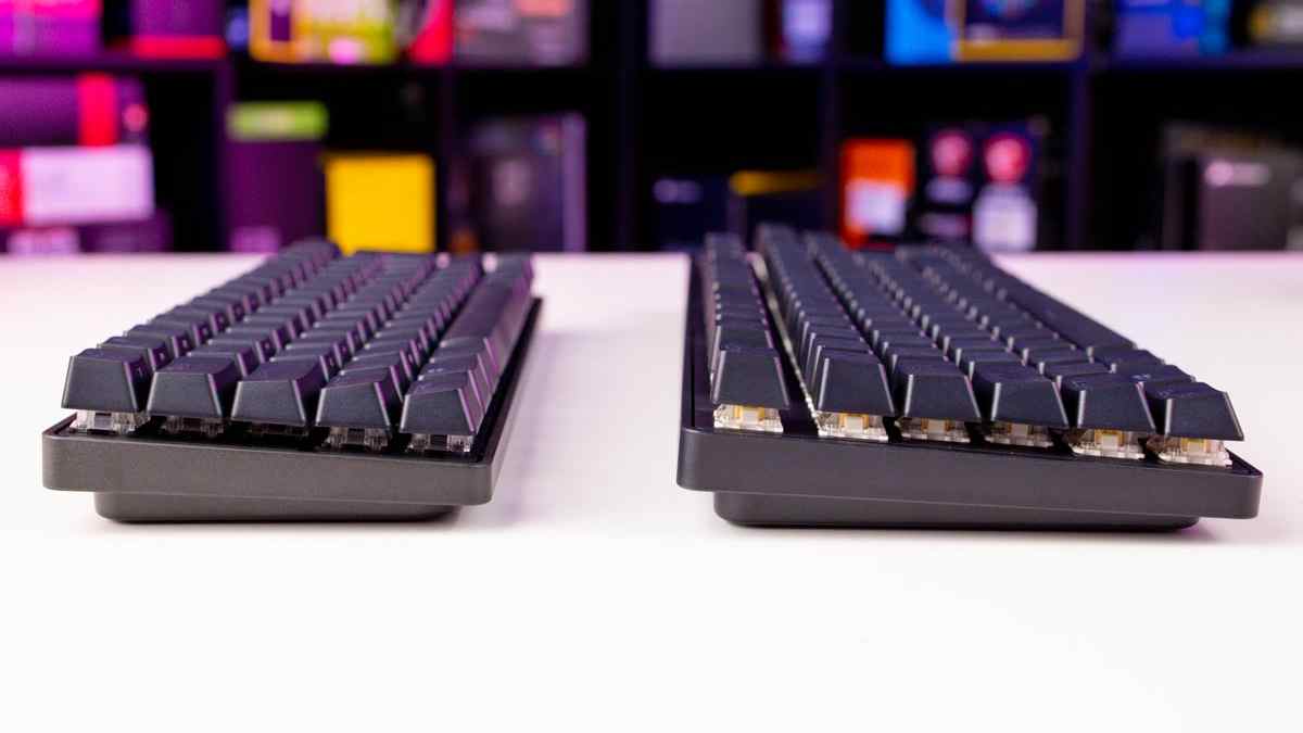 Steelseries Pro Mini (left) and Steelseries Apex 9 TKL (right)