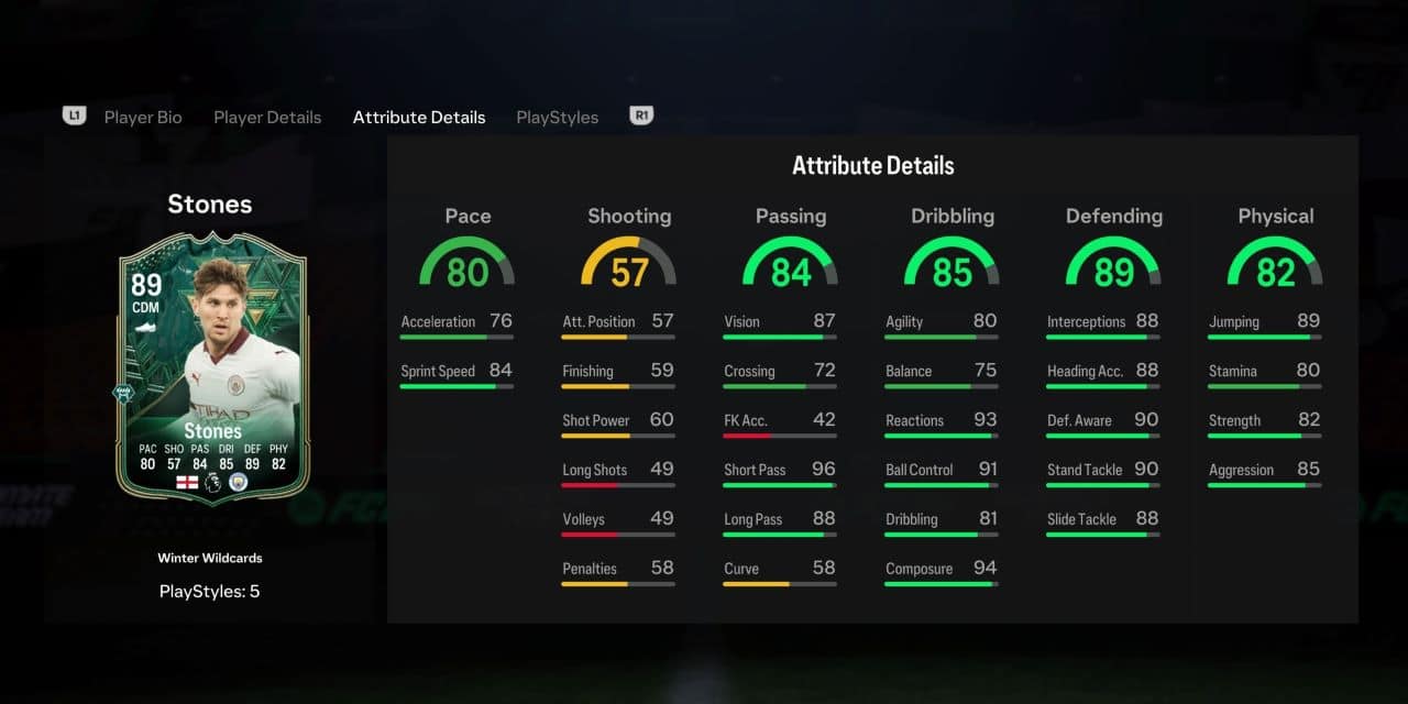 stones winter wildcards player profile fc 24
