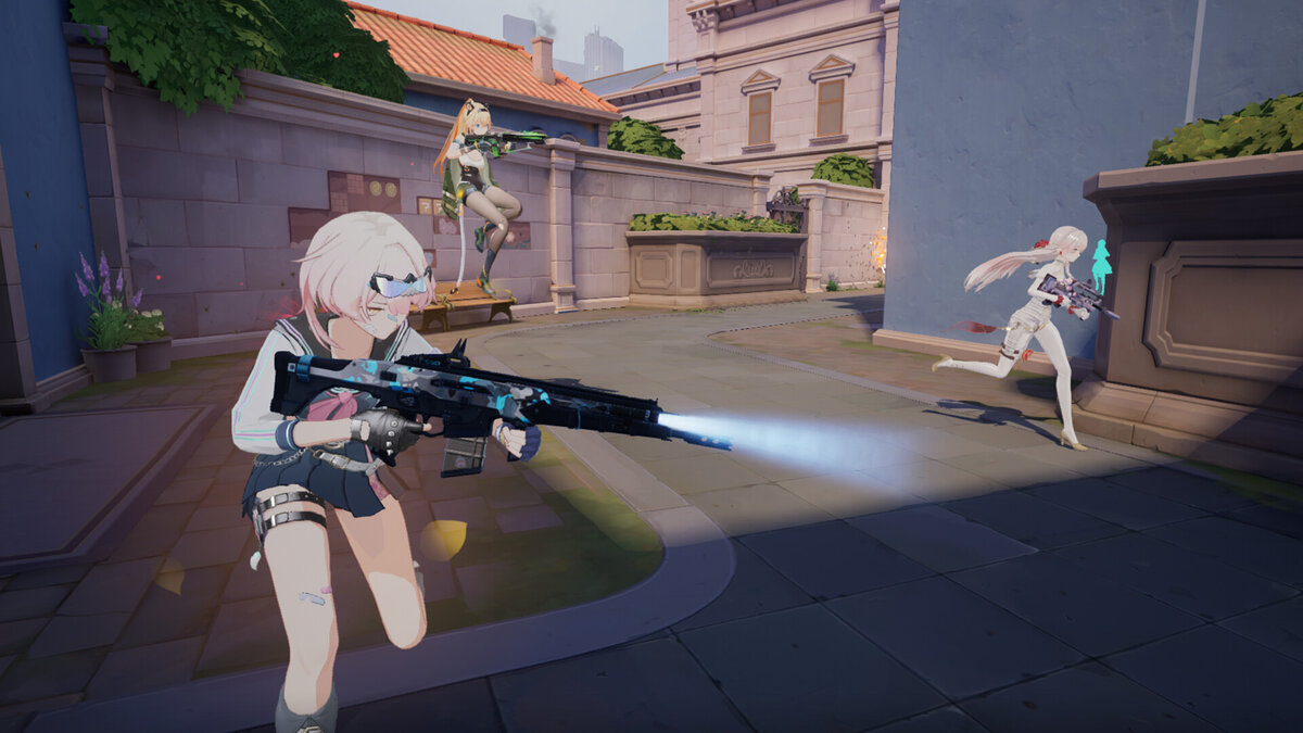 Strinova codes: heroes shooting guns.
