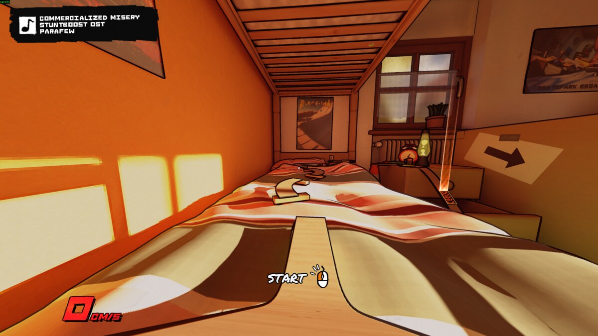 Stuntboost: miniature skate ramp parcour.