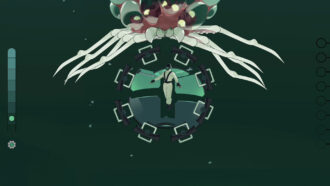 Sub-Verge: diver getting caught by the Krake.