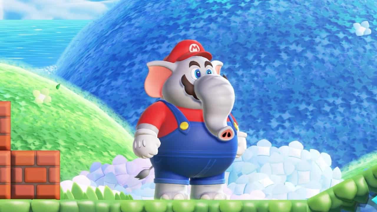 Super Mario Bros Wonder is a co-op 2D platformer that looks like pure chaos