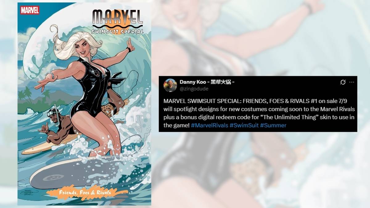 Marvel Rivals Swimsuit Skins and Black Cat