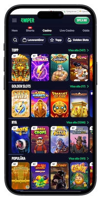 Swiper casinospel för svenska spelare