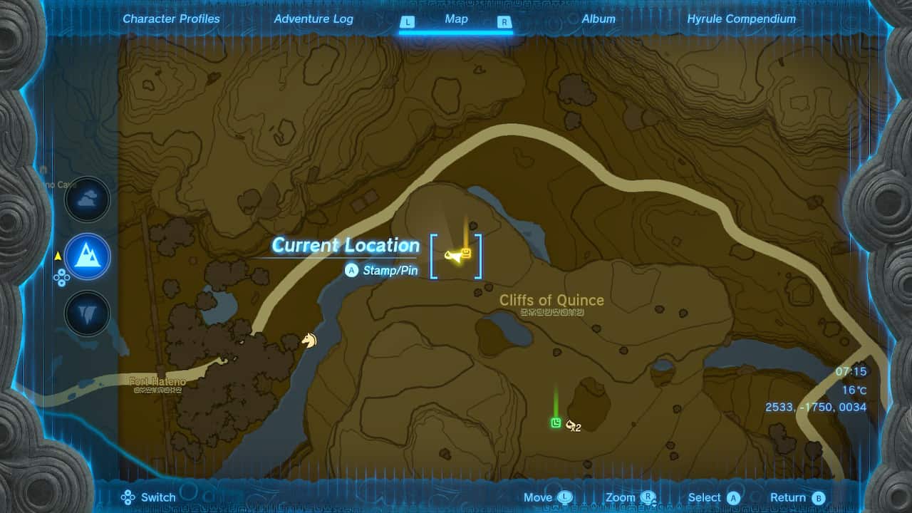 Tears of the Kingdom Korok Seed locations: Korok on west side of Cliffs of Quince. 