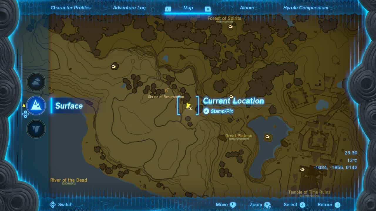 Tears of the Kingdom Korok Seed locations: Seed south east of Shrine of Resurrection.