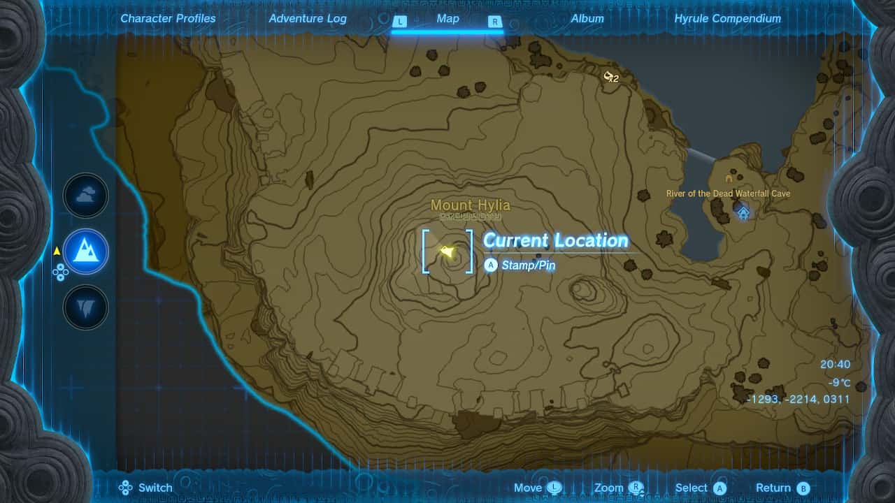Tears of the Kingdom Korok Seed locations: Korok seed on Mount Hylia. 