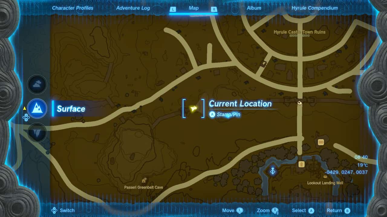 Tears of the Kingdom Korok Seed locations: Korok Seed north east of Passeri Greenbelt cave.