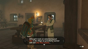 Tears of the Kingdom A New Signature Food quest walkthrough: Link talking to Reede.