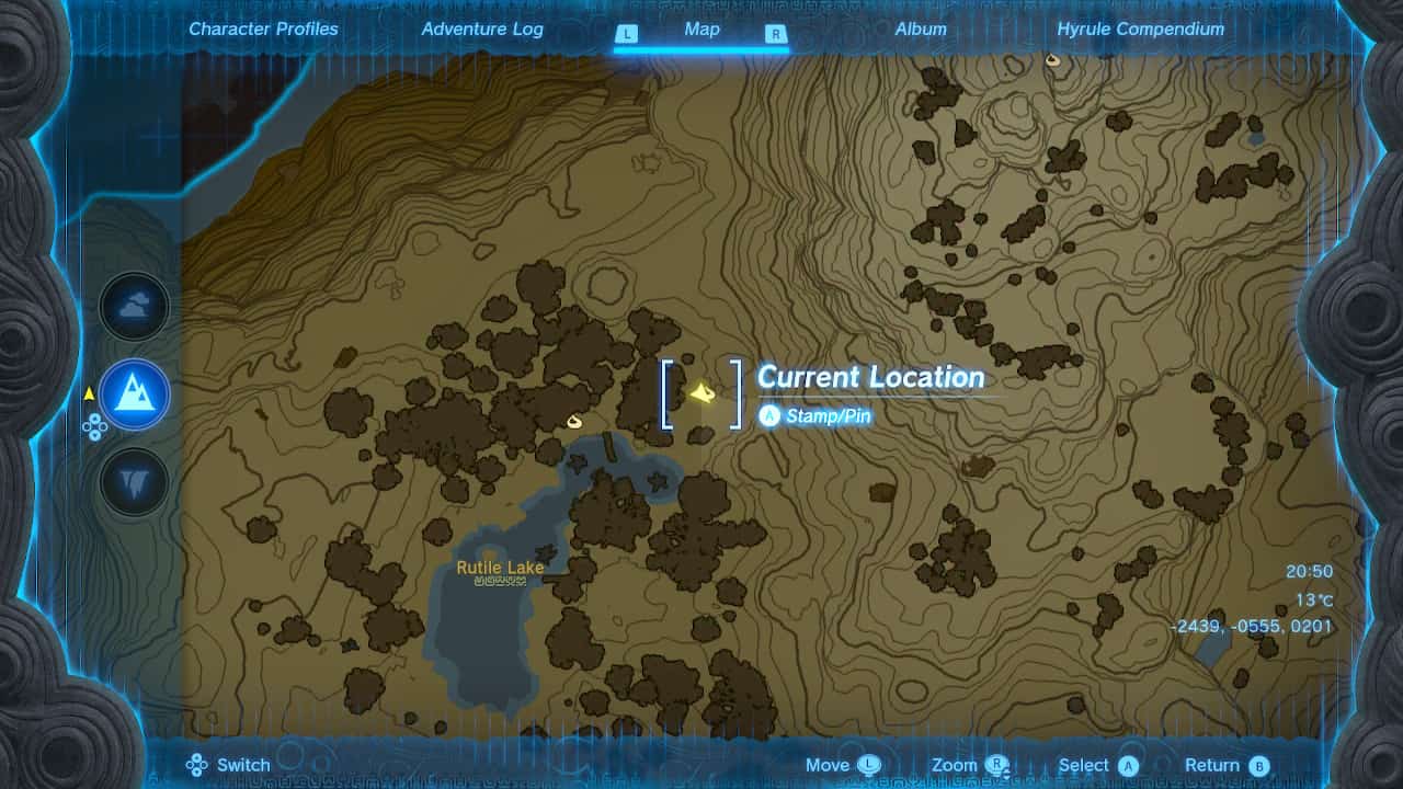 Tears of the Kingdom Korok Seed locations: Rutile Lake Korok Seed. 