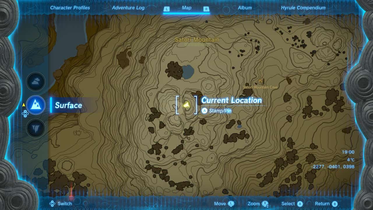 Tears of the Kingdom Korok Seed locations: Satori Mountain Korok Seed.