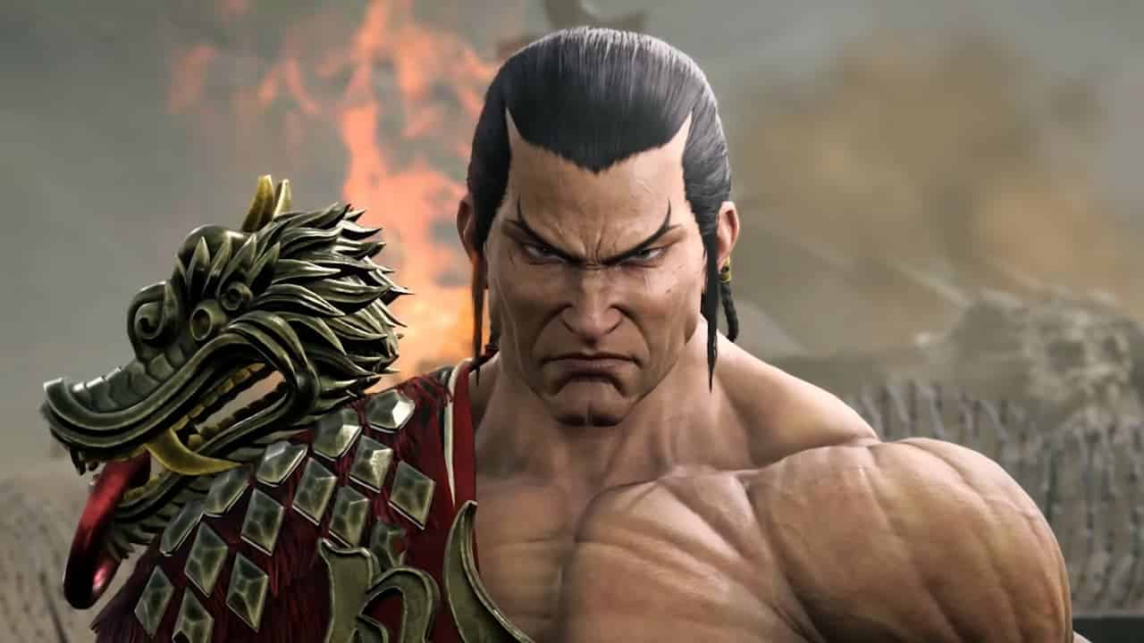 A close up of a character from Tekken 8