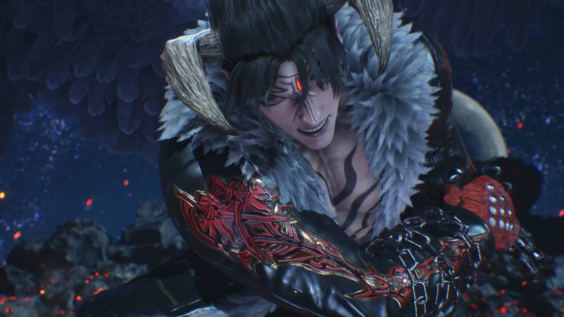 Tekken 8 Devil Jin: Devil Jin clutching at his arm