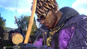 Tekken 8 DLC: Eddy Gordo playing a berimbau, a Brazilian musical instrument.
