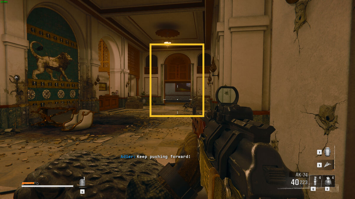 Black Ops 6 The Cradle mission walkthrough: Saddam's palace.