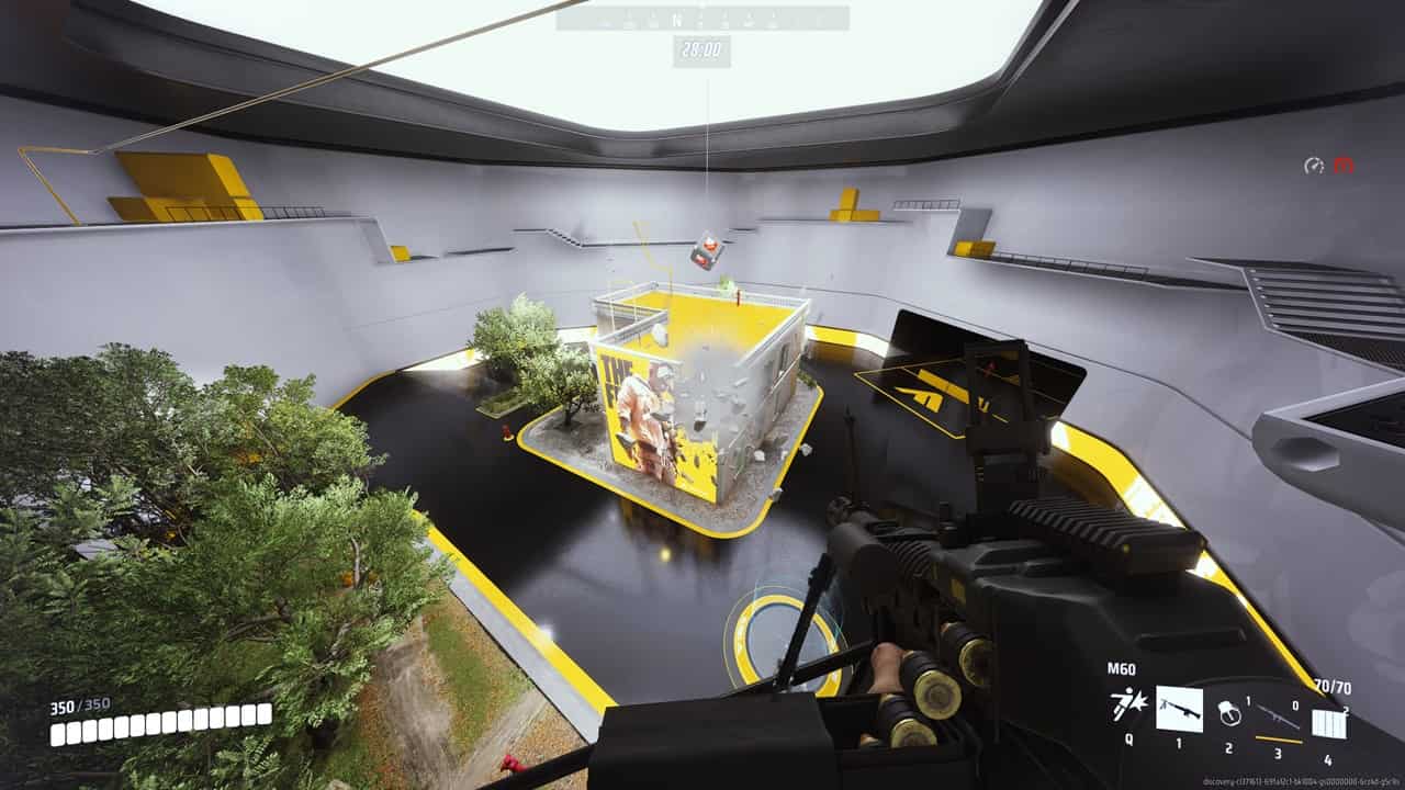 An explosion captured in The Finals.