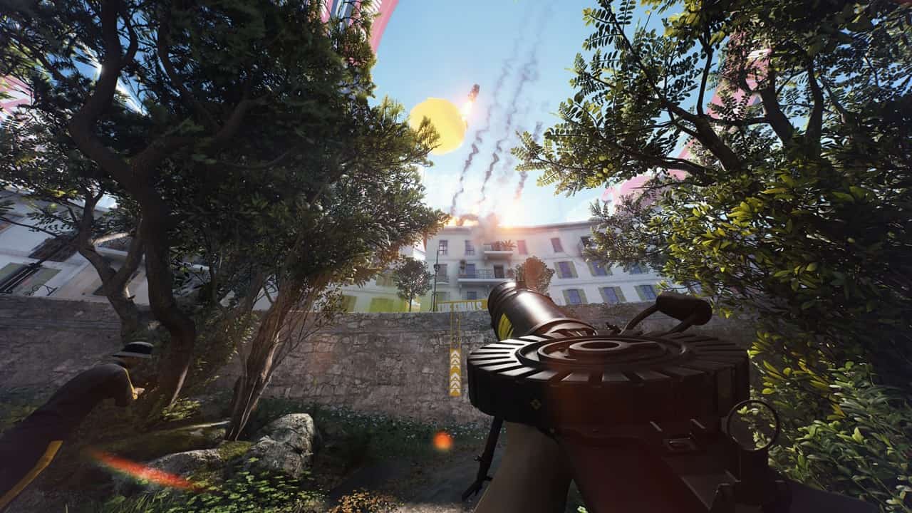 The Finals career rewards - An image of a meteor shower in the game. Image captured by VideoGamer.