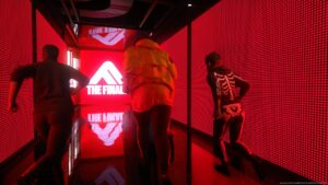 The Finals game engine - An image of players entering a match in the game. Image captured by VideoGamer.