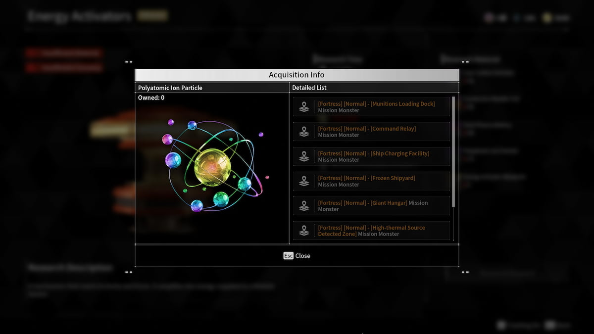 Image of Polyatomic Ion Particle sources in The First Descendant.