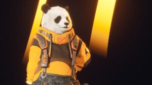 A player checks out a Panda skin in The First Descendant.